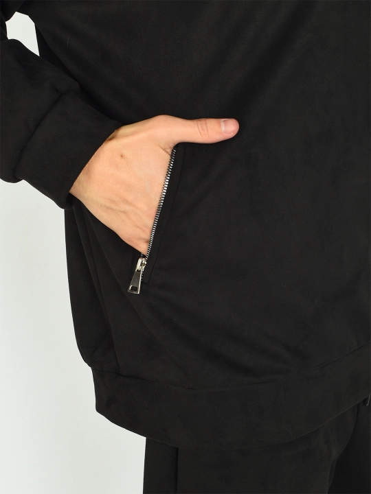 Velour Black sport kostyumi
