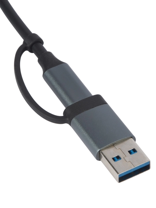 USB HUB 3.0 Type A+C 4 portli, USB hub adapteri