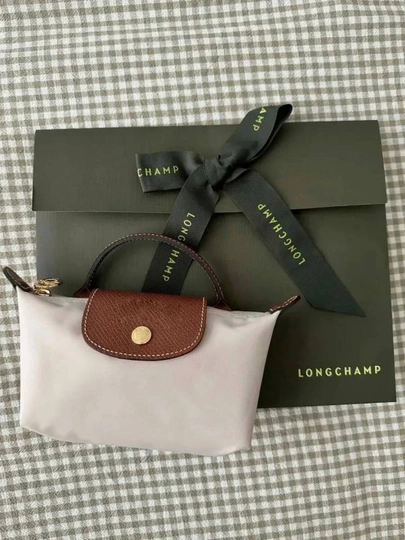Сумка кросс-боди женская маленькая, в стиле лонгчамп — OKBAGS-СУМЖЕНС-МОЛОЧ