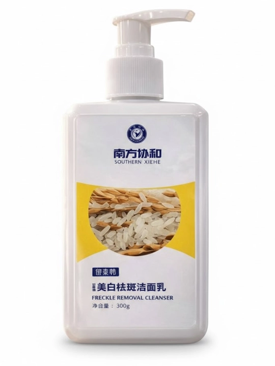Yuz va tana yuvish uchun sut-ko'pik, oqartirish, namlash va tozalash, 300 ml - 