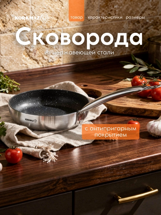 Professional tovalar AP KORKMAZ GASTRO, 20–40 sm - 
