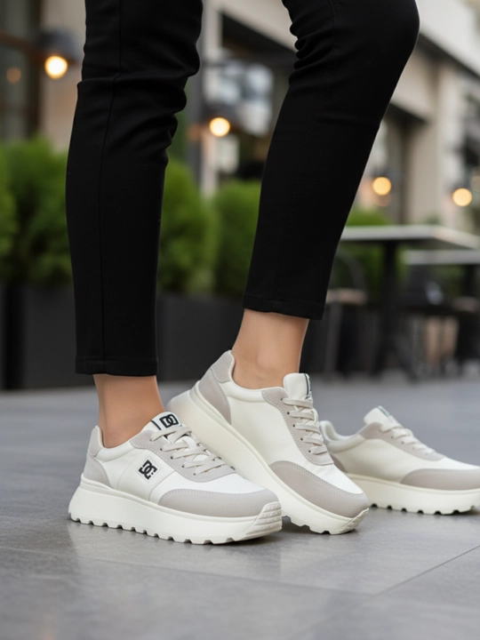 DCG Dolce&Gabbana Milano Chunky Platform кроссовки – чёрные / белые Street Style - 