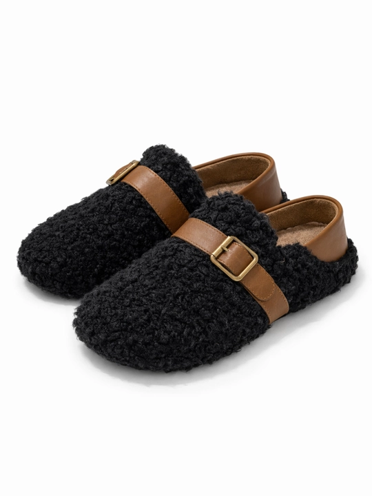 Ayollar uchun mo‘ynali loafer - 