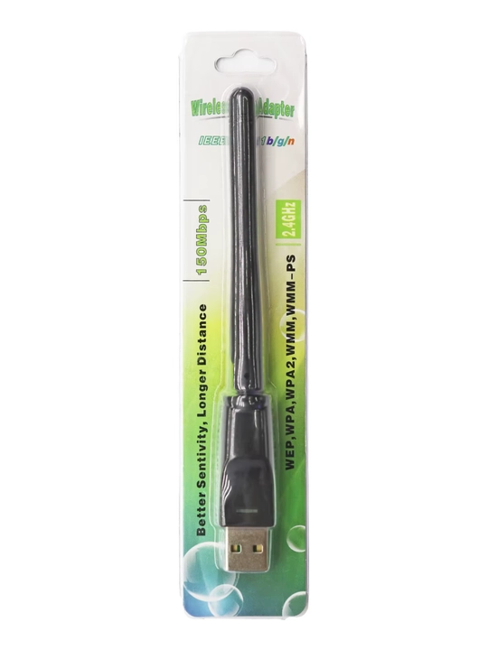 USB WiFi adapter antenna bilan, yuqori tezlik, kuchli signal