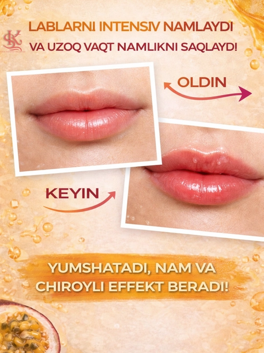 Lab va yonoq uchun Тarte Maracuja Juicy 2v1 namlovchi tint, yorqin rang, tabiiy yaltirash