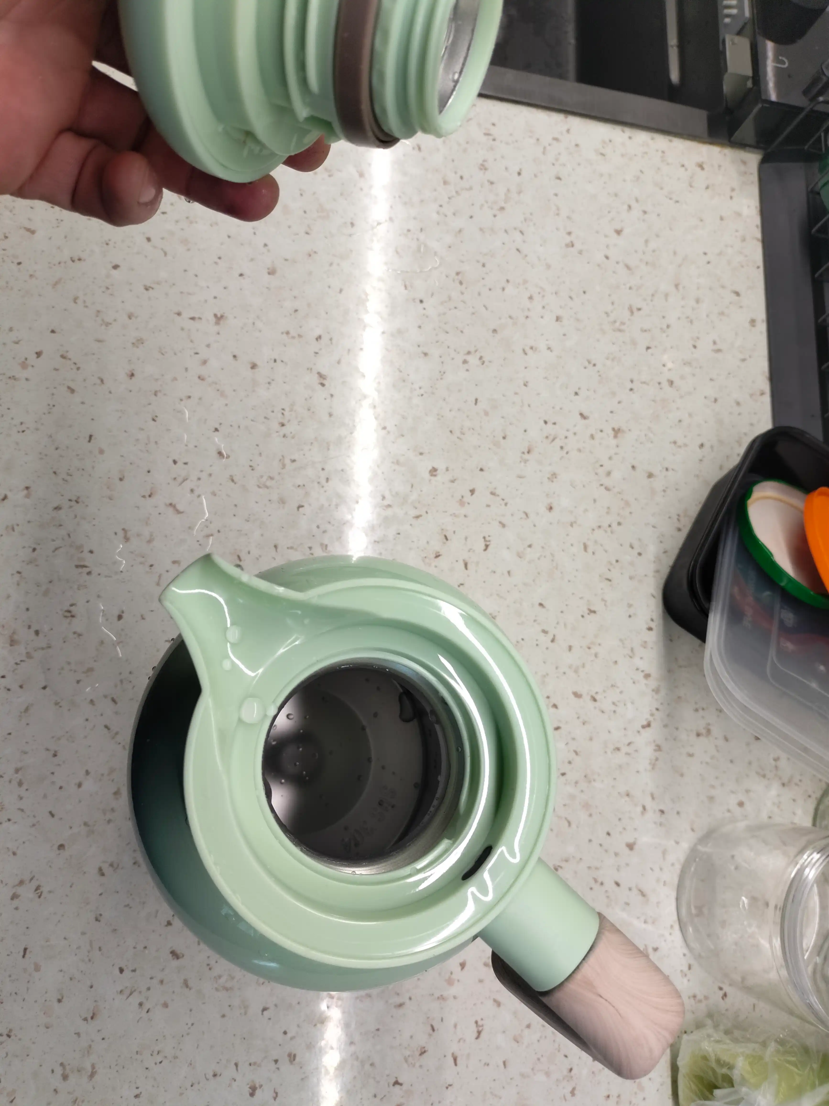 Vakuumli Termopot 2000 ml, Zanglamaydigan po‘lat, Issiq va sovuq uchun termos choynak