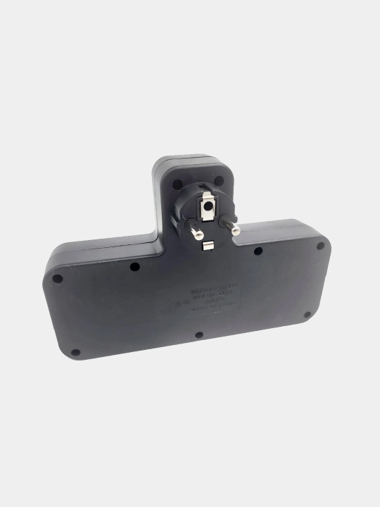 Сетевой фильтр тройник без провода с зарядкой ночником  2USB+TYPE-C цвет МИКС 