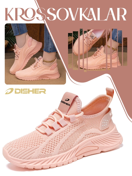Ayollar krossovkalari DISHER FlexMotion