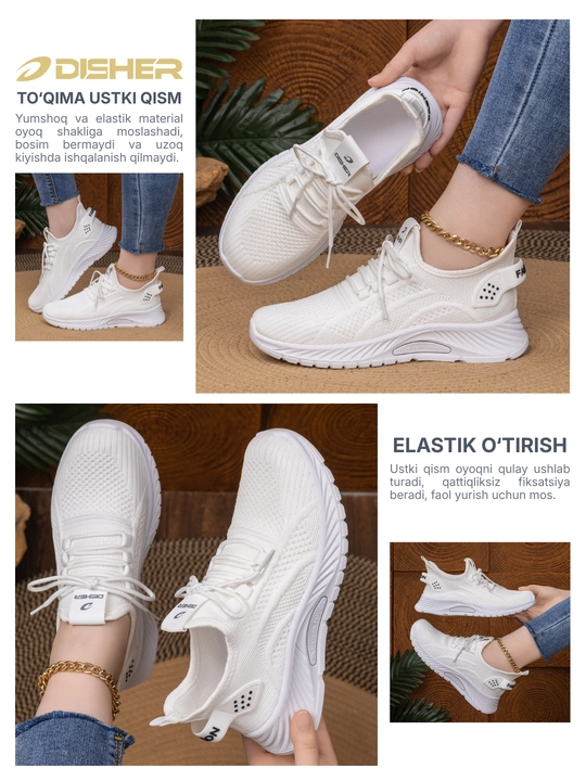 Ayollar krossovkalari DISHER FlexMotion