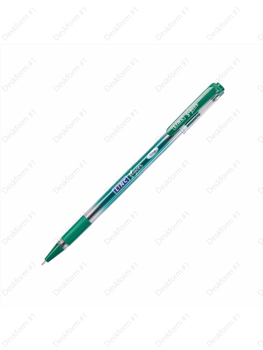 Ручка шариковая Glycer 0,7мм, сн/зл/кр/чр Linc, 1300RF-bl - 