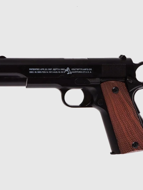 Glock AirSoft quroli, bolalar uchun metall to'pponcha, pnevmatik