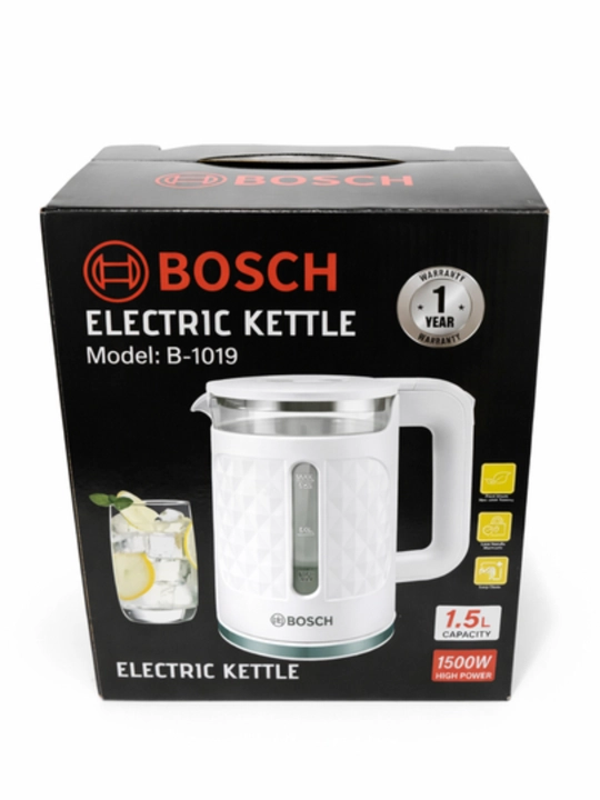 Электрический чайник BOSCH 2 L — LED подсветка, мощность 2000 Вт, немецкое качество