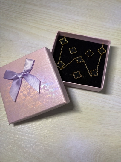 Комплект украшений Van cleef — 9858580-VANCLEFF1COMP-ЧЕРН
