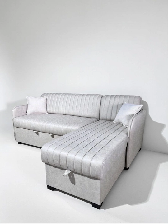 Mini bar yumshoq mebeli shaklli moyushi nabuk divan – 2.10×1.60 m - 