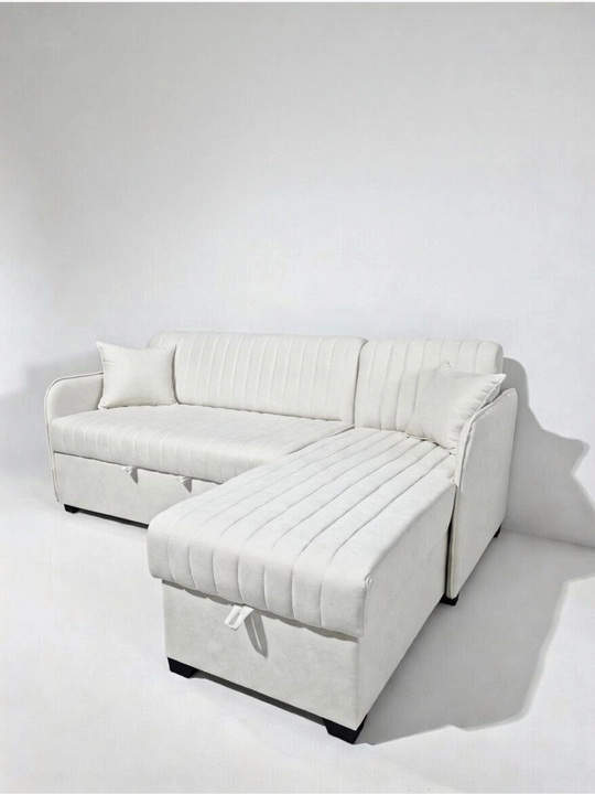 Mini bar yumshoq mebeli shaklli moyushi nabuk divan – 2.10×1.60 m - 