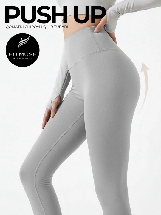 Лосины спортивные FITMUSE,  женские леггинсы Push up для фитнеса и спорта , S-3XL для женщин