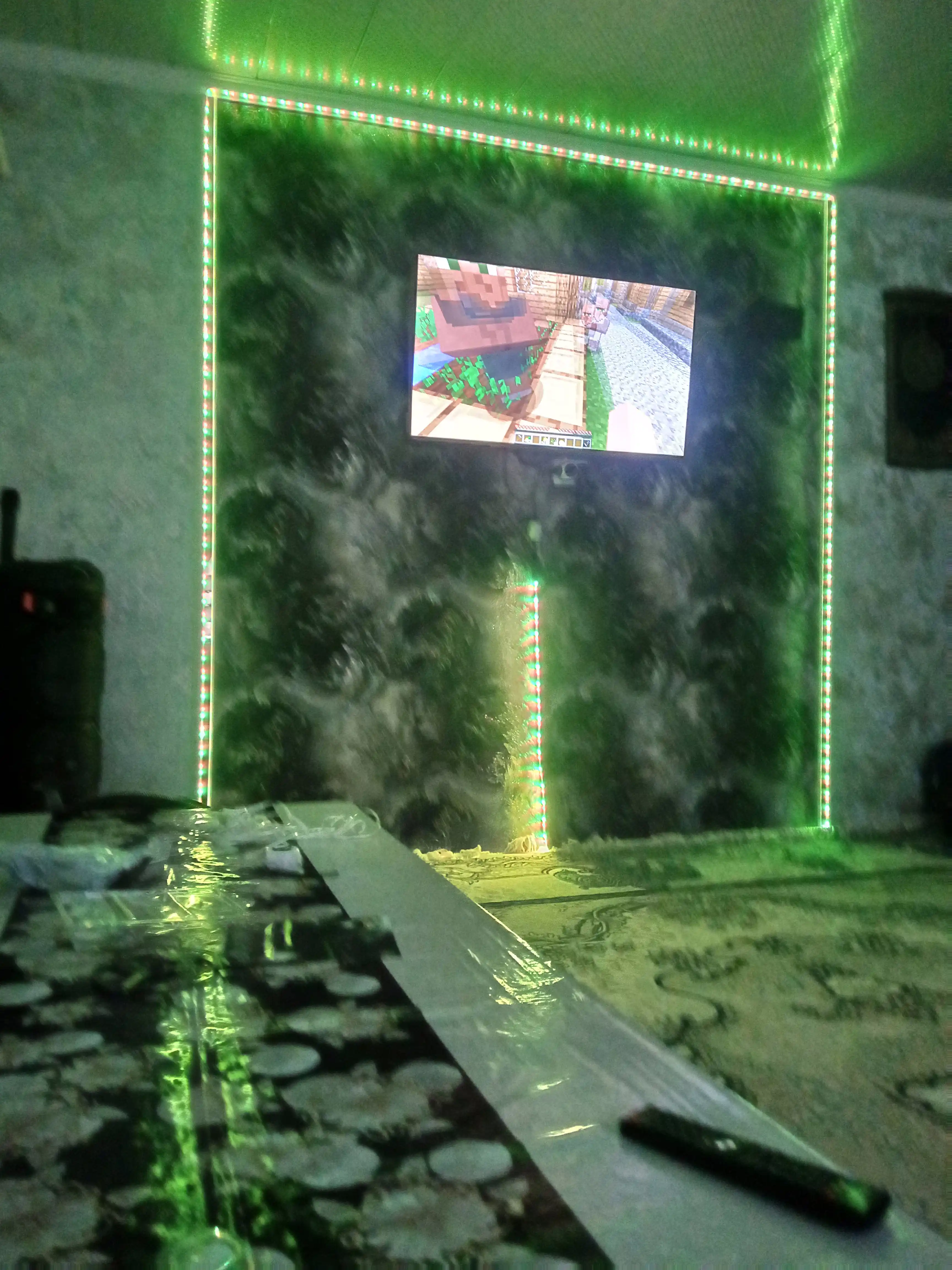 10 metrli svetodiod lentasi, pultli, RGB LED