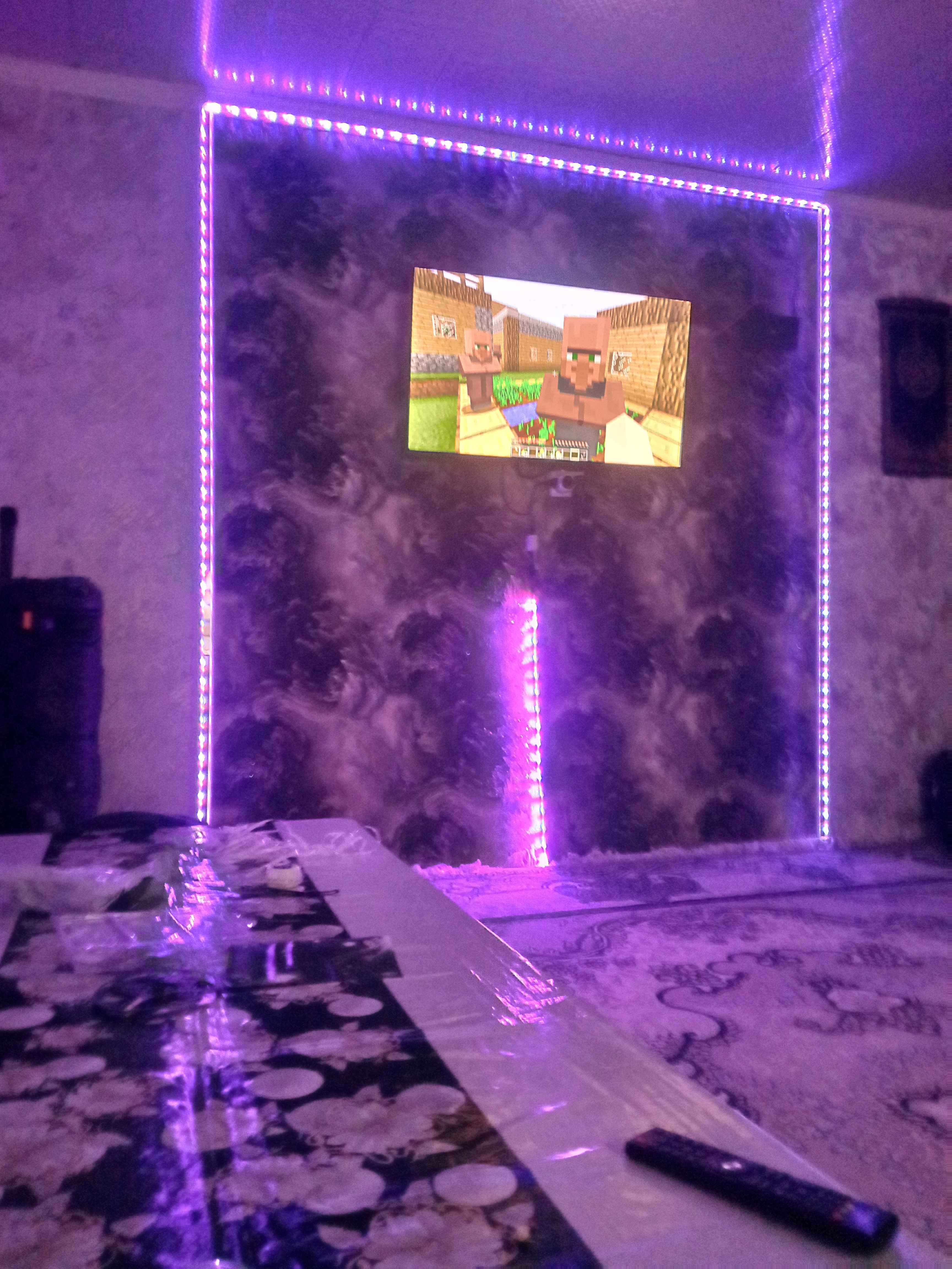 10 metrli svetodiod lentasi, pultli, RGB LED