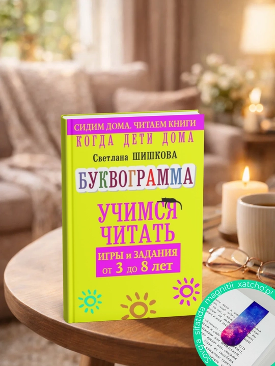Когда дети дома. Буквограмма научит читать. Игры и задания от 3 до 6 лет - 