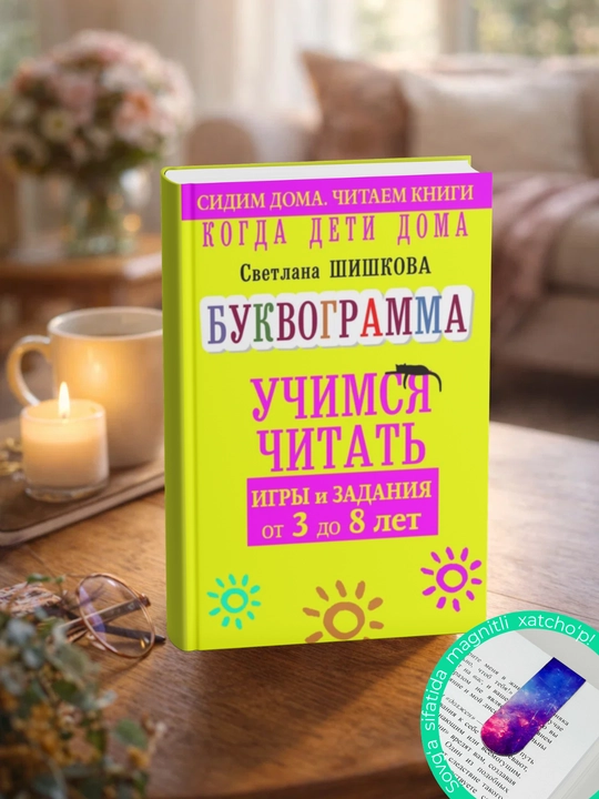 Когда дети дома. Буквограмма научит читать. Игры и задания от 3 до 6 лет