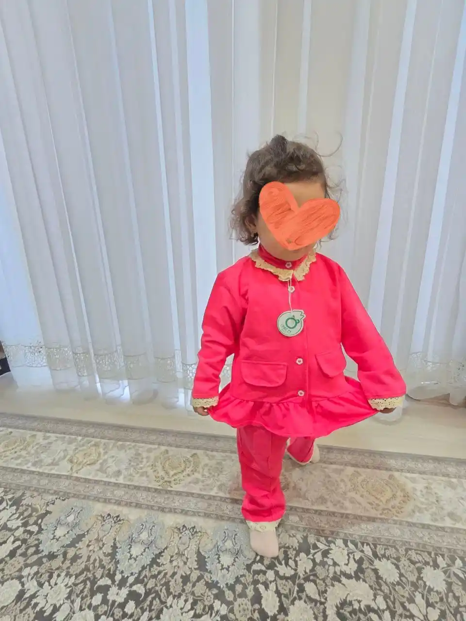 Комплект двойка для девочек, 3-5 года, из полиэстера