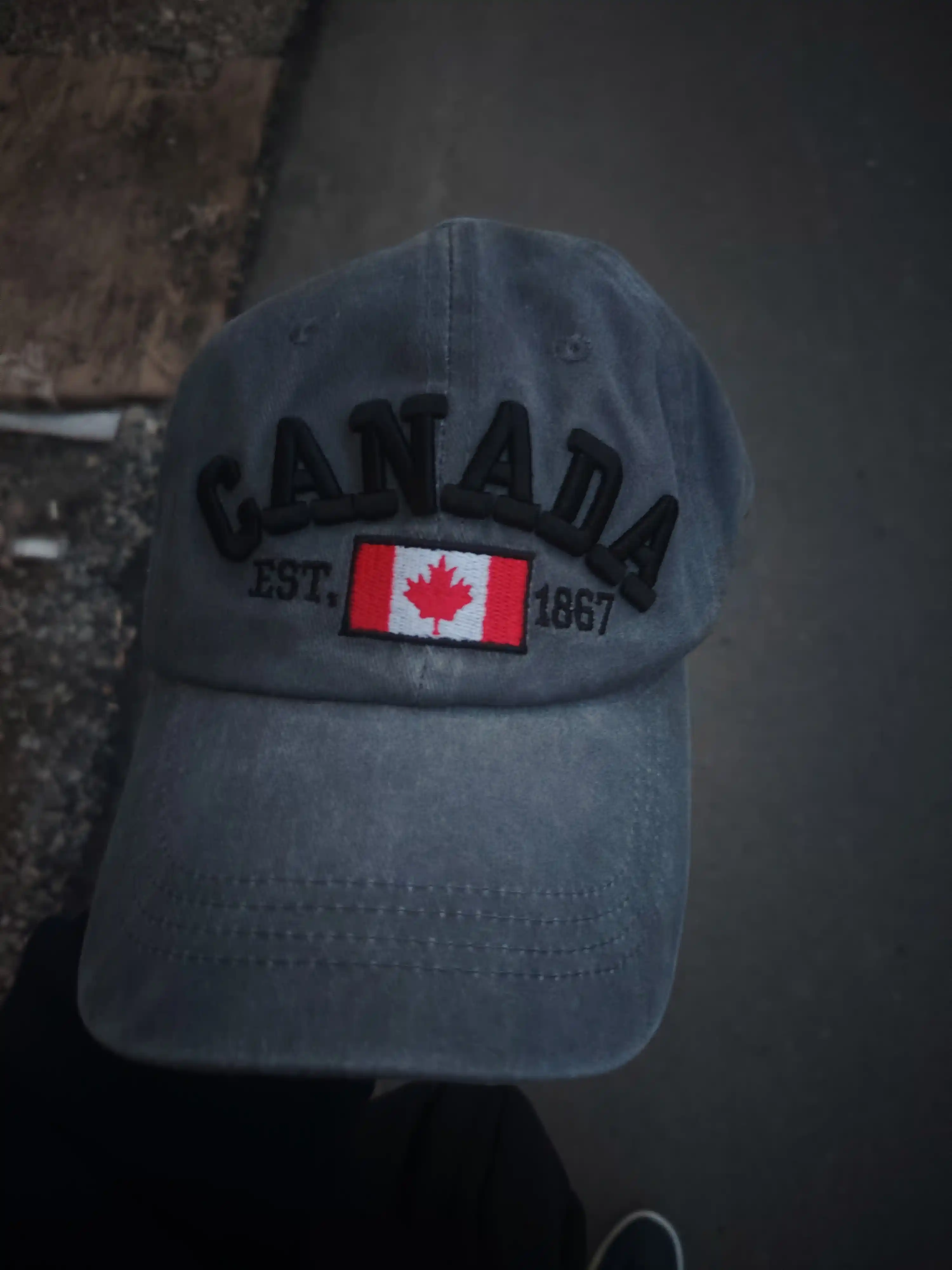 Canada unisex кепка – для мужчин и женщин, 100% хлопок и джинса, весна-лето