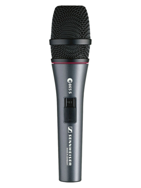 Вокальный микрофон Sennheiser E 865-S, конденсаторный, суперкардиоидный - 