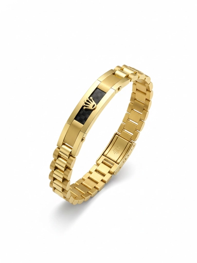 Мужской браслет ROLEX Gold , стильный и функциональный аксессуар — ZUNITCH-ROLEXBRASLET-ЗОЛОТ