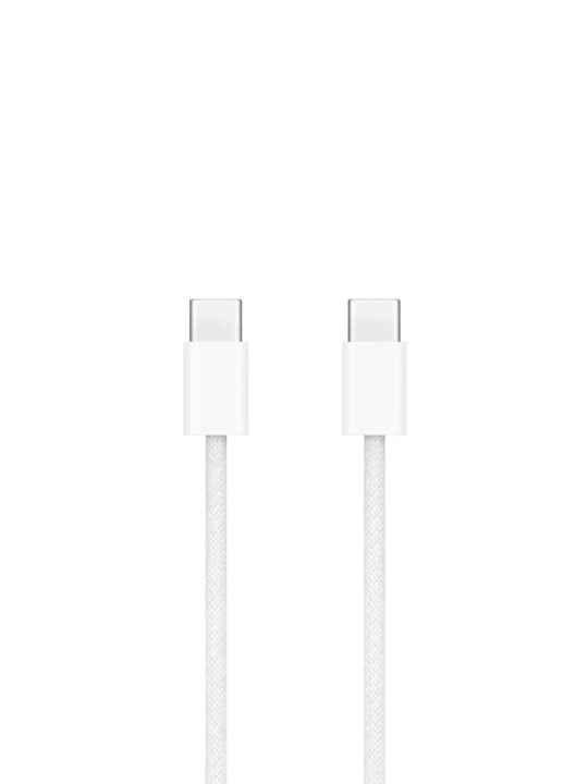 Apple USB-C dan USB-C ga zaryadlash kabeli, uzunligi 1 metr, zaryadlash quvvati 60 W