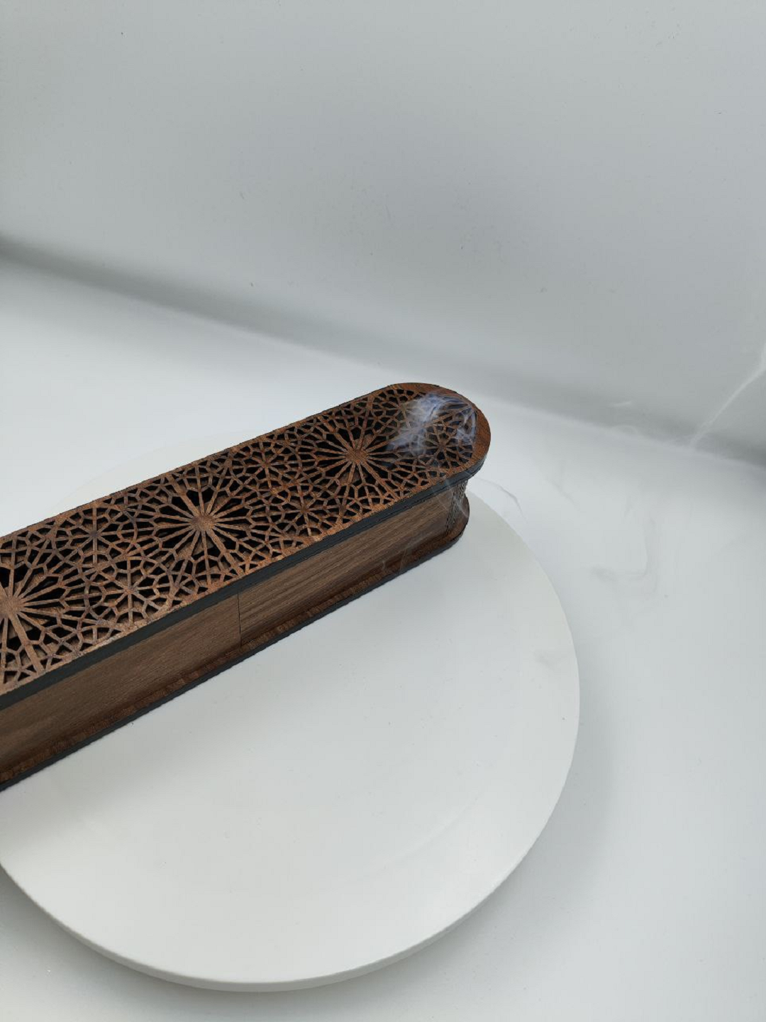 LХDF dan tutatqi qutisi 242×60×54 mm, o‘yma qopqoqli