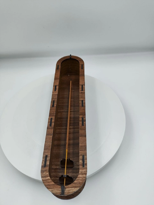 LХDF dan tutatqi qutisi 242×60×54 mm, o‘yma qopqoqli