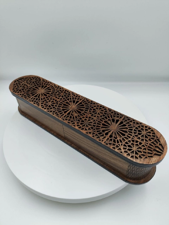 LХDF dan tutatqi qutisi 242×60×54 mm, o‘yma qopqoqli