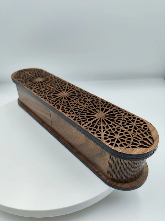 LХDF dan tutatqi qutisi 242×60×54 mm, o‘yma qopqoqli