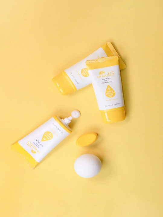 HYALU B5 Ampoule Drop Tone Up Sun Cream, 70 мл — защита от солнца, увлажнение и сияние