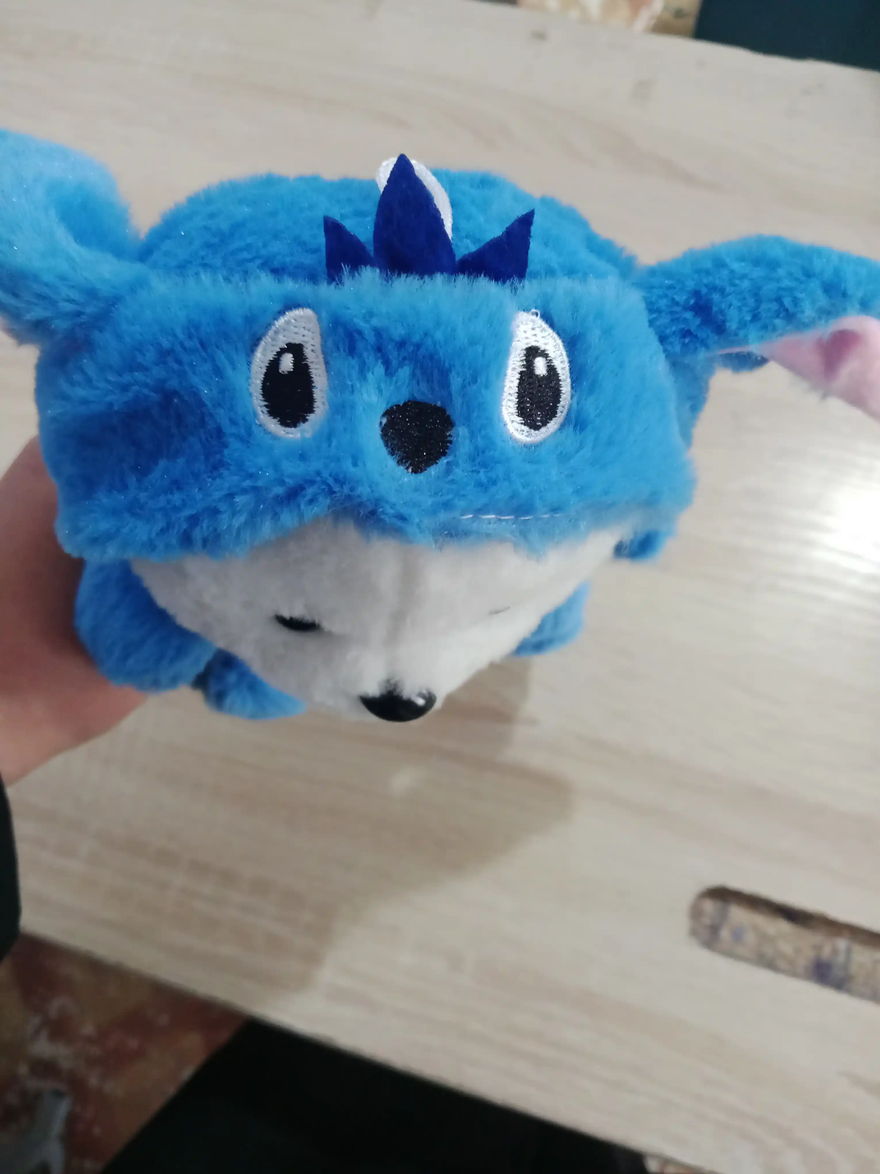Плюшевая игрушка Тедди - мягкий медвежонок в костюме животного с ушками, 25 см