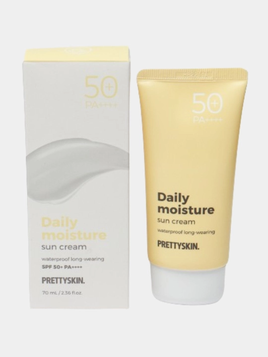 Yuz uchun namlovchi, quyoshdan himoyalovchi krem SPF50+ PA++++ 4 xil, 70 ml