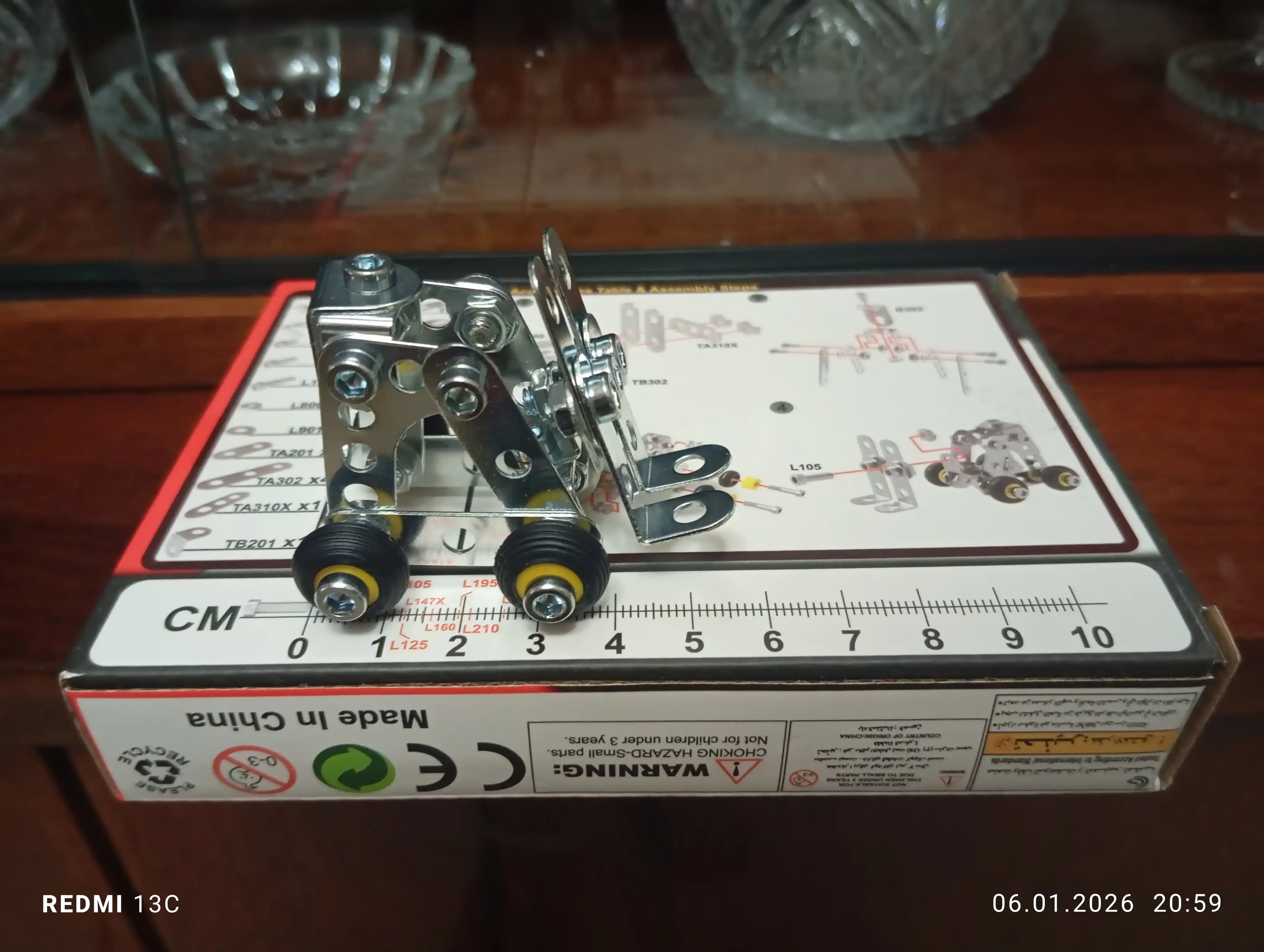 Металлический конструктор CREATIVE METAL, STEM Возраст 6+