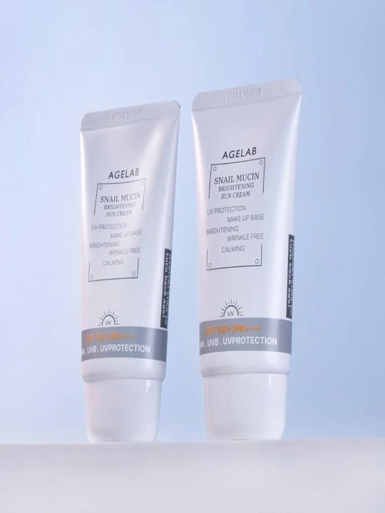 SNAIL MUCIN Brightening Sun Cream — защита от солнца, увлажнение и сияние кожи - 