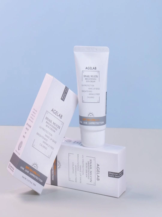 SNAIL MUCIN Brightening Sun Cream — защита от солнца, увлажнение и сияние кожи