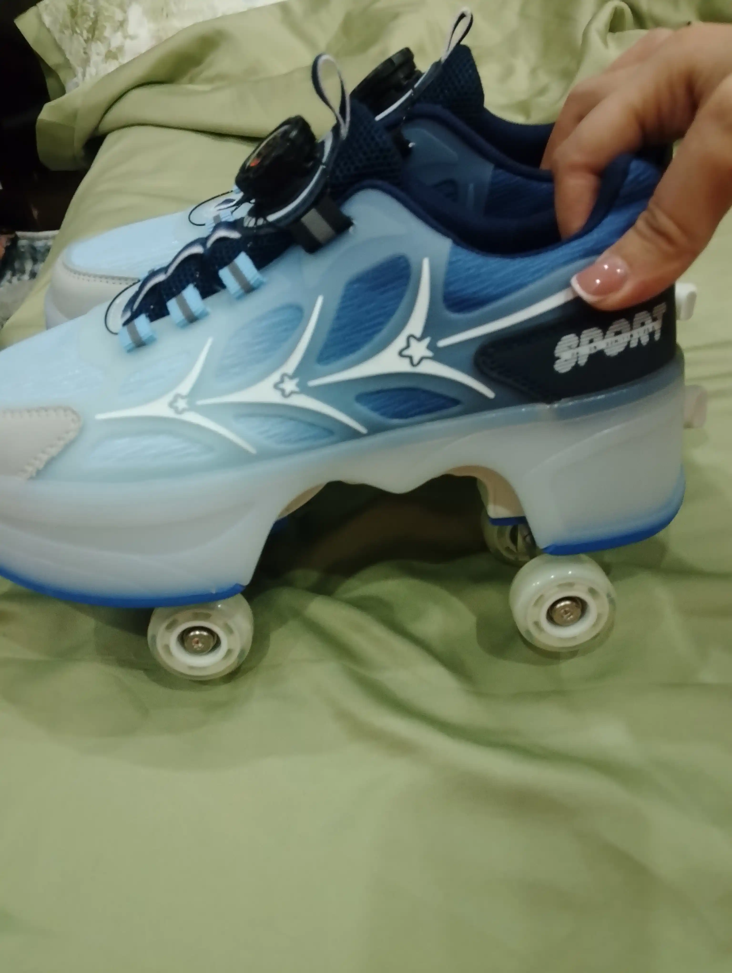 Модные роликовые кроссовки с LED-подсветкой MIRS SHOES для детей