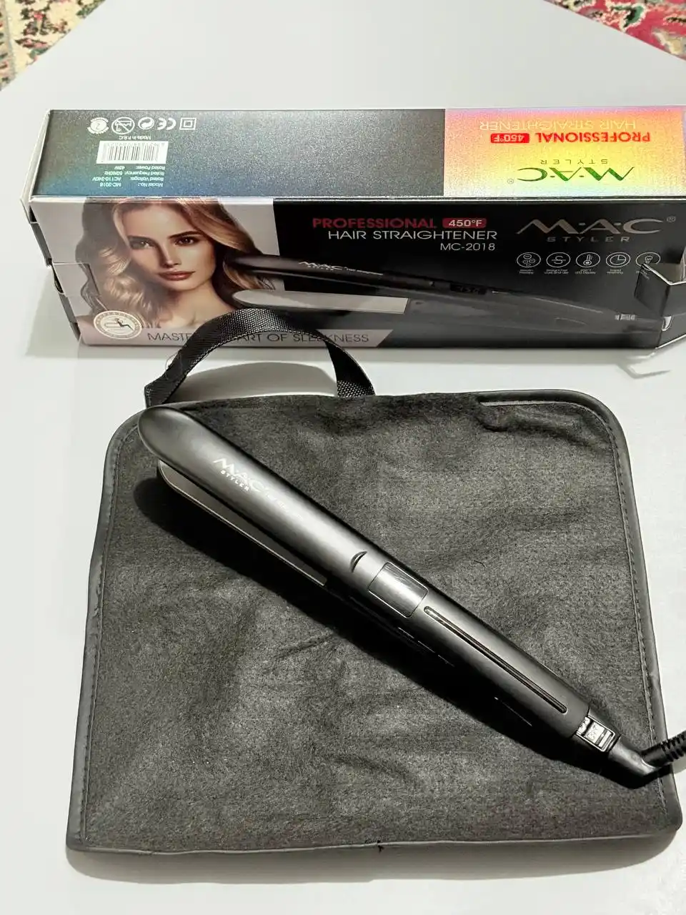 Выпрямитель для волос MAC Styler 450F, профессиональный утюжок, LED дисплей, 8 режимов
