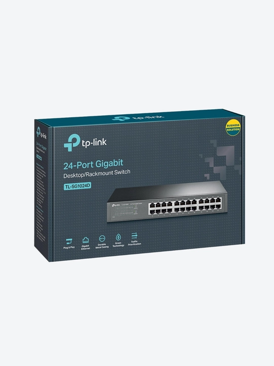 Kommutator TP-LINK TL-SG1024D 24-portli Gigabit Desktop Switch - 