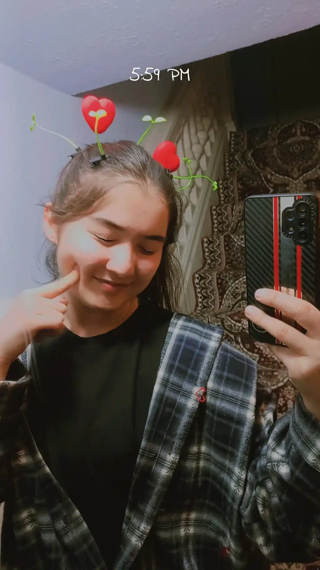 Очаровательная заколка в виде сердечка для девочек 2 штуки