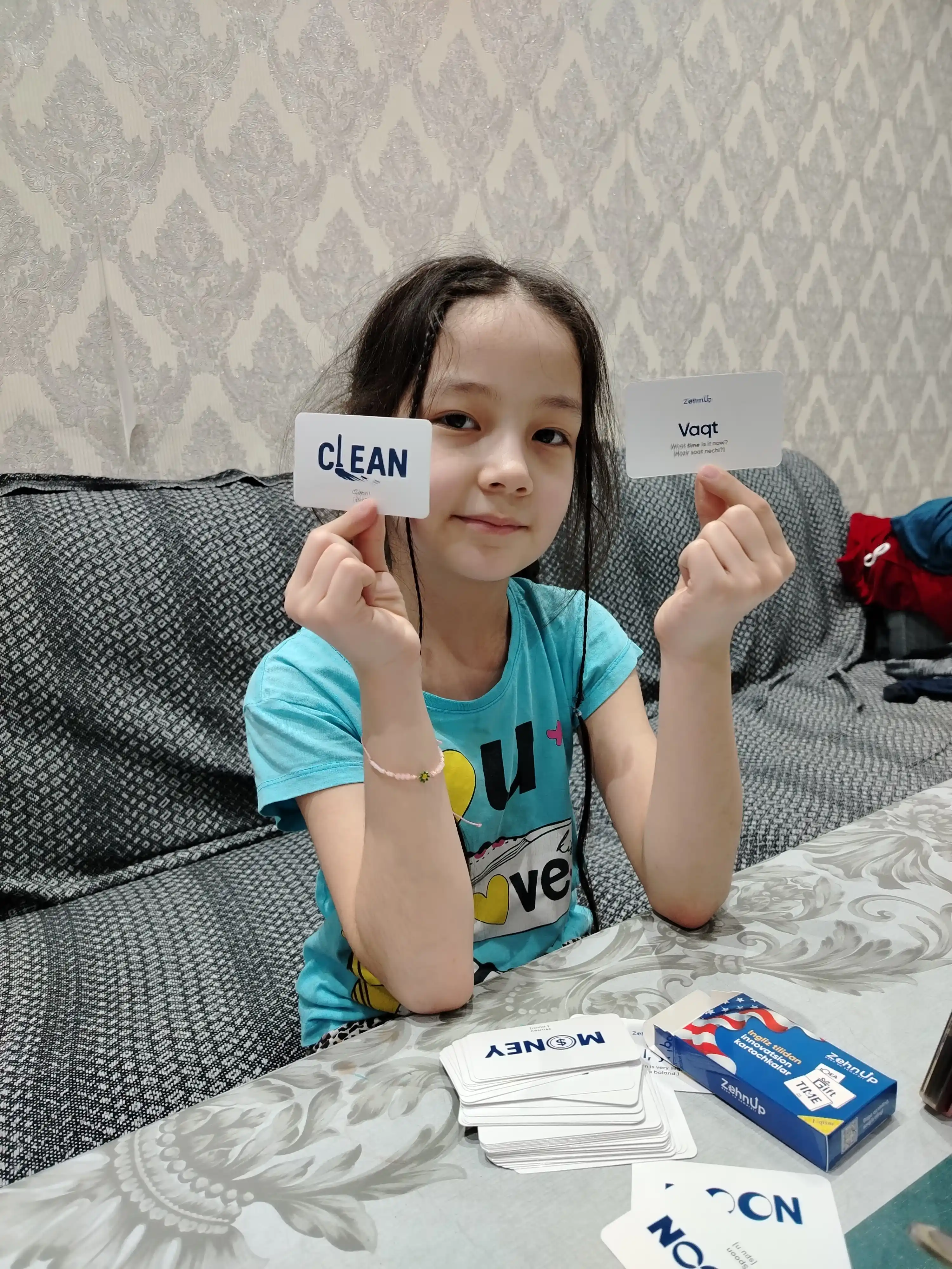 ZehnUP: Ingliz tili so‘zlarini yodlash uchun innovatsion flashcards, 1-qism