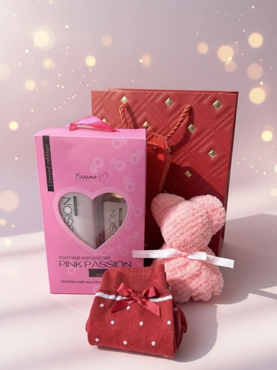Kosmetik sovg'alar to'plami «Pink Passion» — «Fermonlar jozibasi» - 