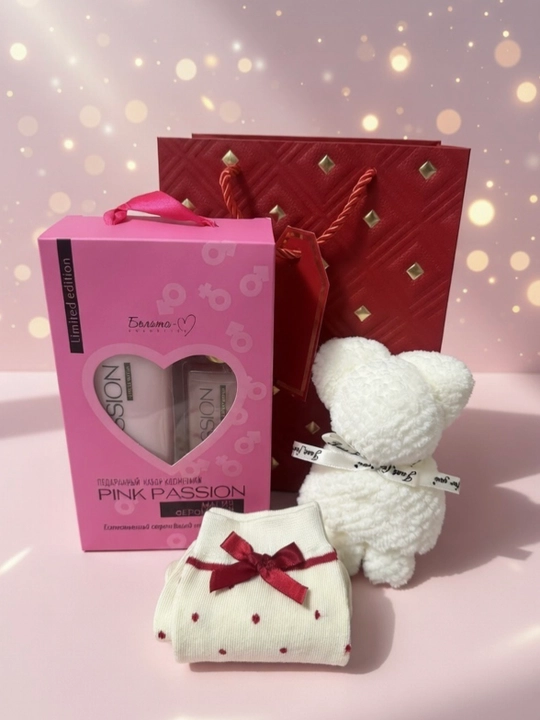 Kosmetik sovg'alar to'plami «Pink Passion» — «Fermonlar jozibasi» - 