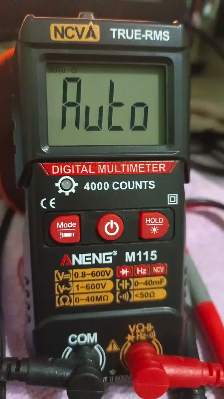 Raqamli avtomatik multimetr, tester, NCV