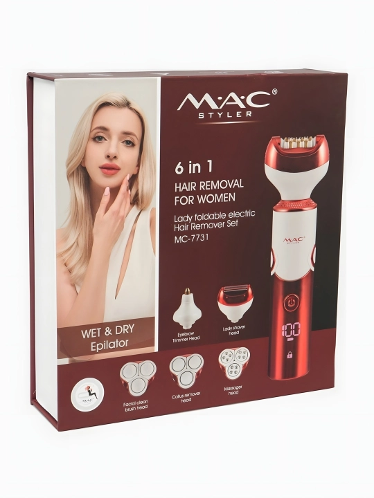 M.A.C STYLER MC-7732 MC-7734, эпилятор для удаления волос, беспроводной