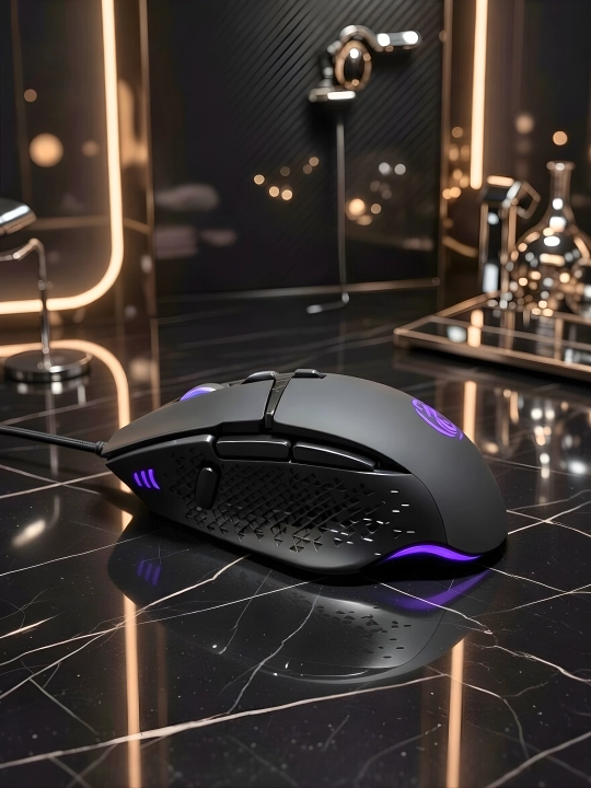 Gaming Mouse – Ergonomic Dizayn, 1200–7200 DPI, 8 Tugma, O‘yin Sichqoni