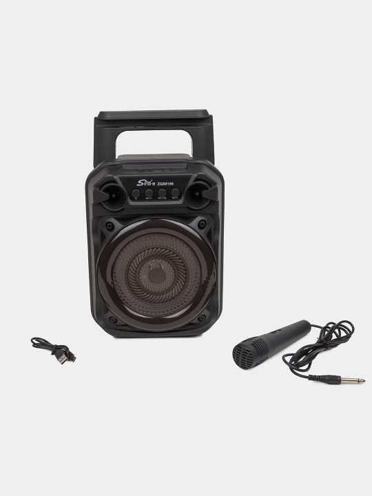 Karaoke kolonka Bluetooth ZQS 6166, 1800 mAh + mikrofon